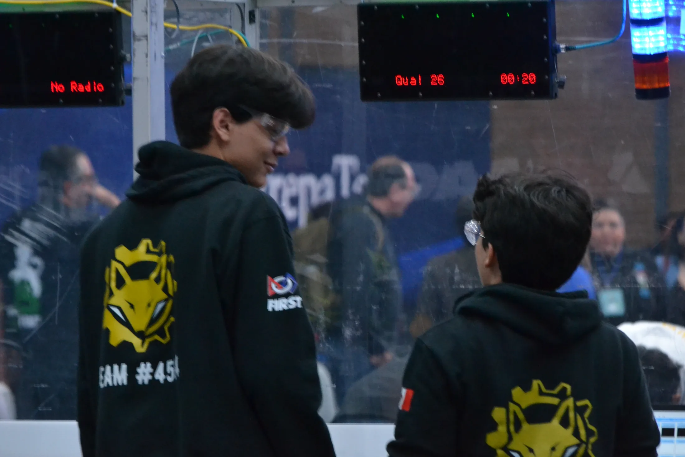 FRC drivers preparing for a match