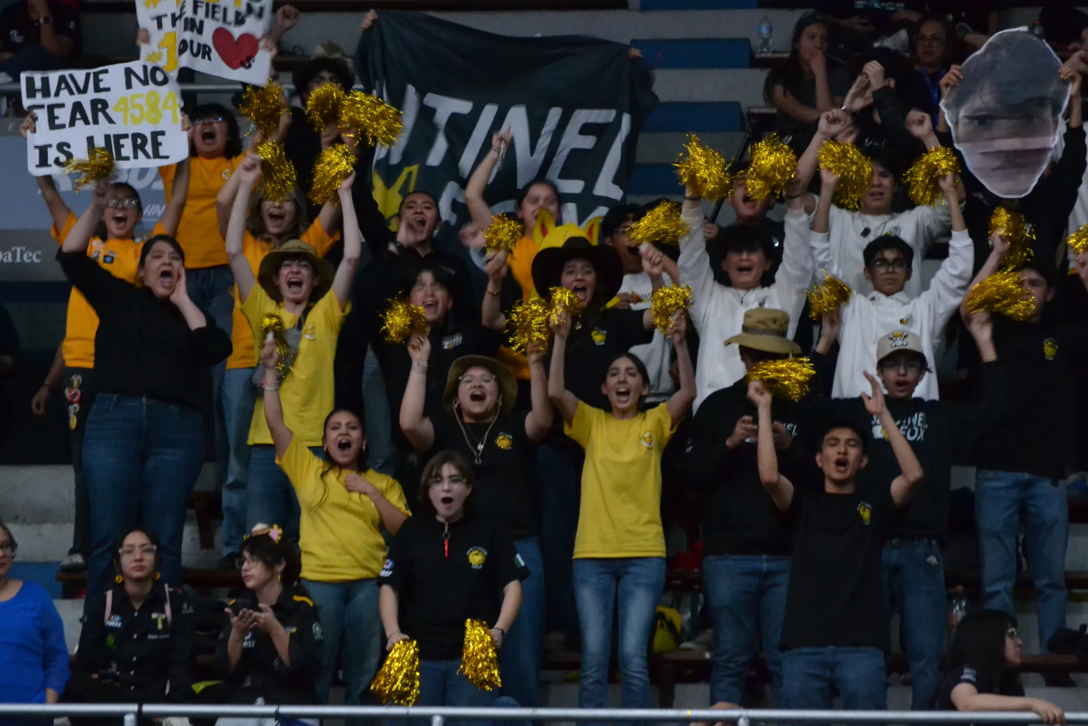 Sentinel Fox team in the stands
