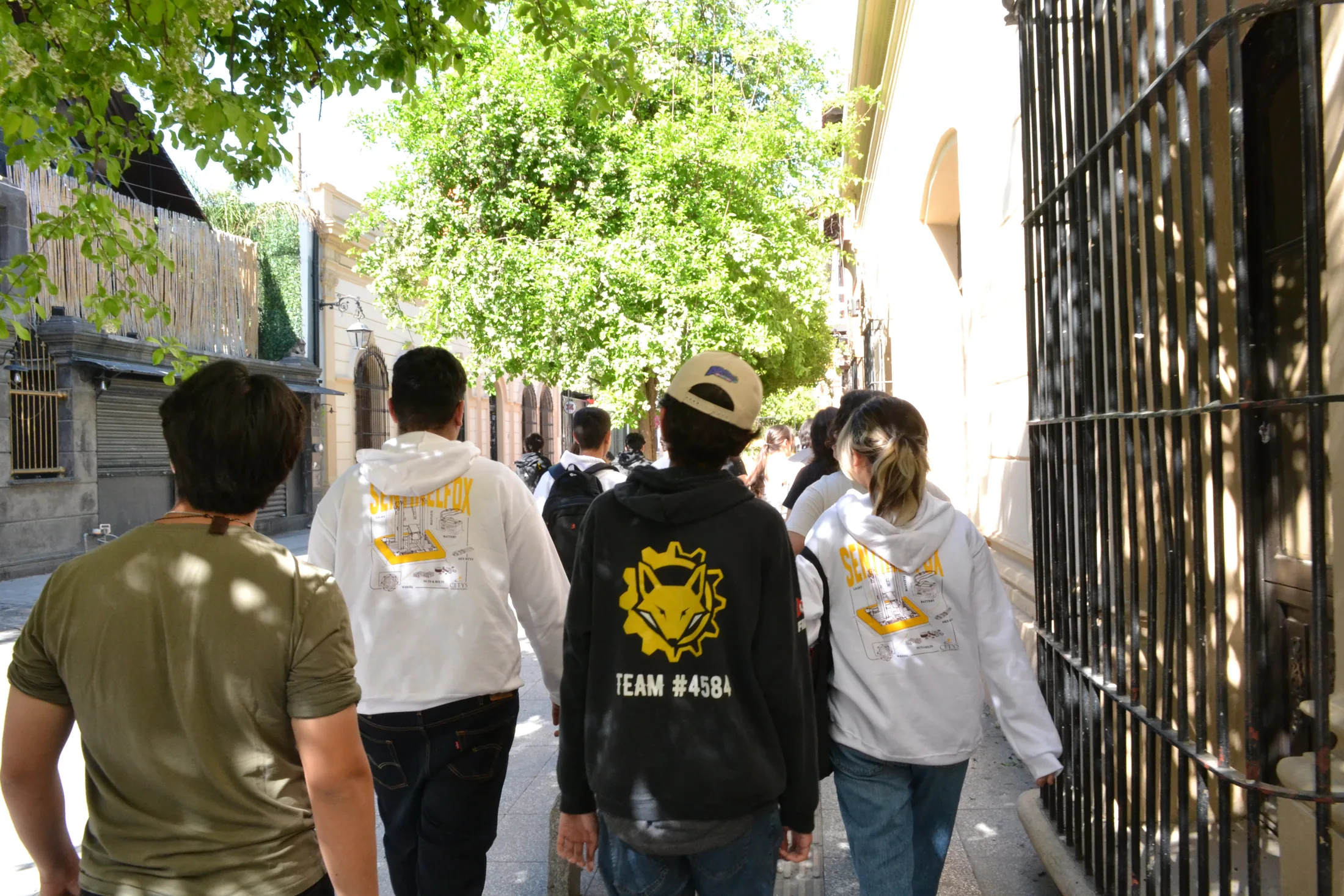 Sentinel Fox students in an outreach environment